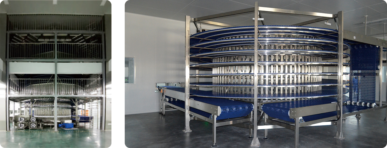 Stainless Steel Spiral Cooling Equipment Stainless Steel Spiral Cooling Equipment