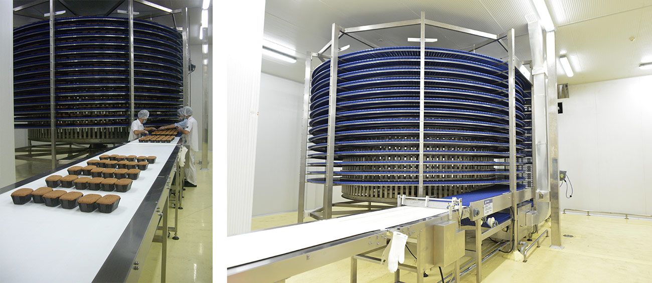 Bread Cooling Spiral Conveyor Bread Cooling Spiral Conveyor